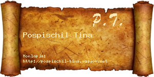 Pospischil Tina névjegykártya